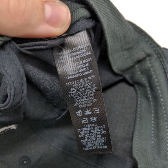 Nike Slideback Hat Black OSFM Adjustable Embroidered Swoosh Legacy91 Dri-Fit - Picture 8 of 8